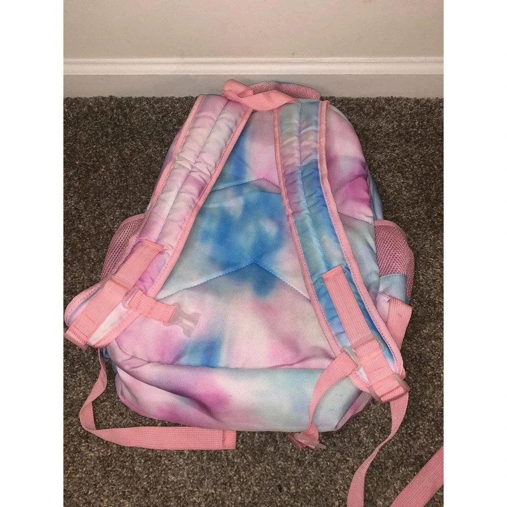 Unicorn-tie Dye Rainbow Bookbag and Lunchbox